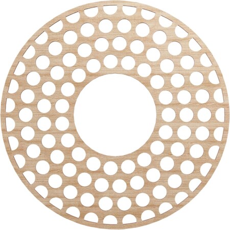 Ekena Millwork Fink Wood Fretwork Pierced Ceiling Medallion, Alder, 24"OD x 8 3/4"ID x 3/8"T CMWP24X24X0375FFAL